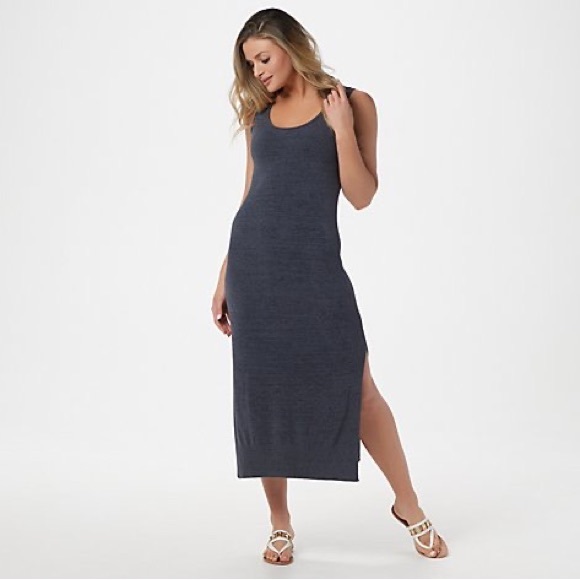 Barefoot Dreams Dresses & Skirts - Barefoot Dreams CozyChic Ultra lite maxi dress grey